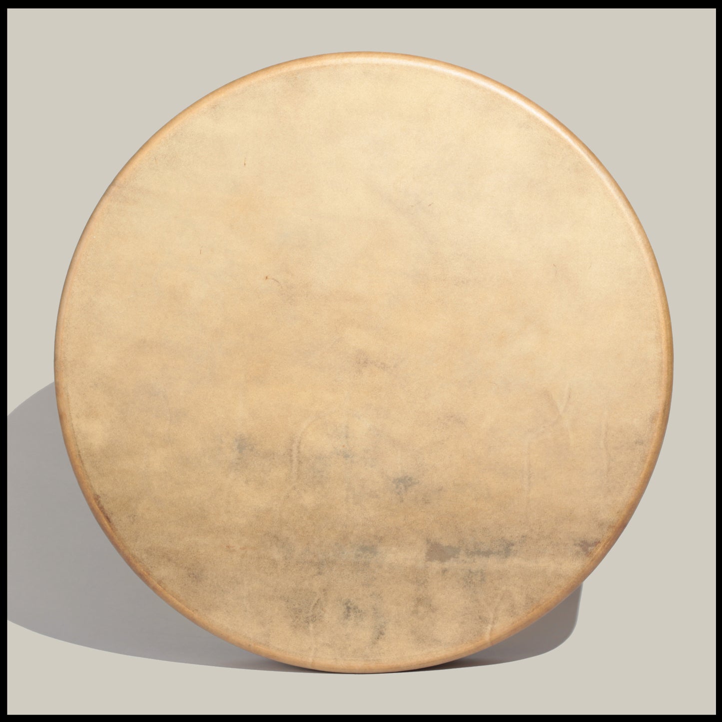 18” Unpainted Elk hide drum