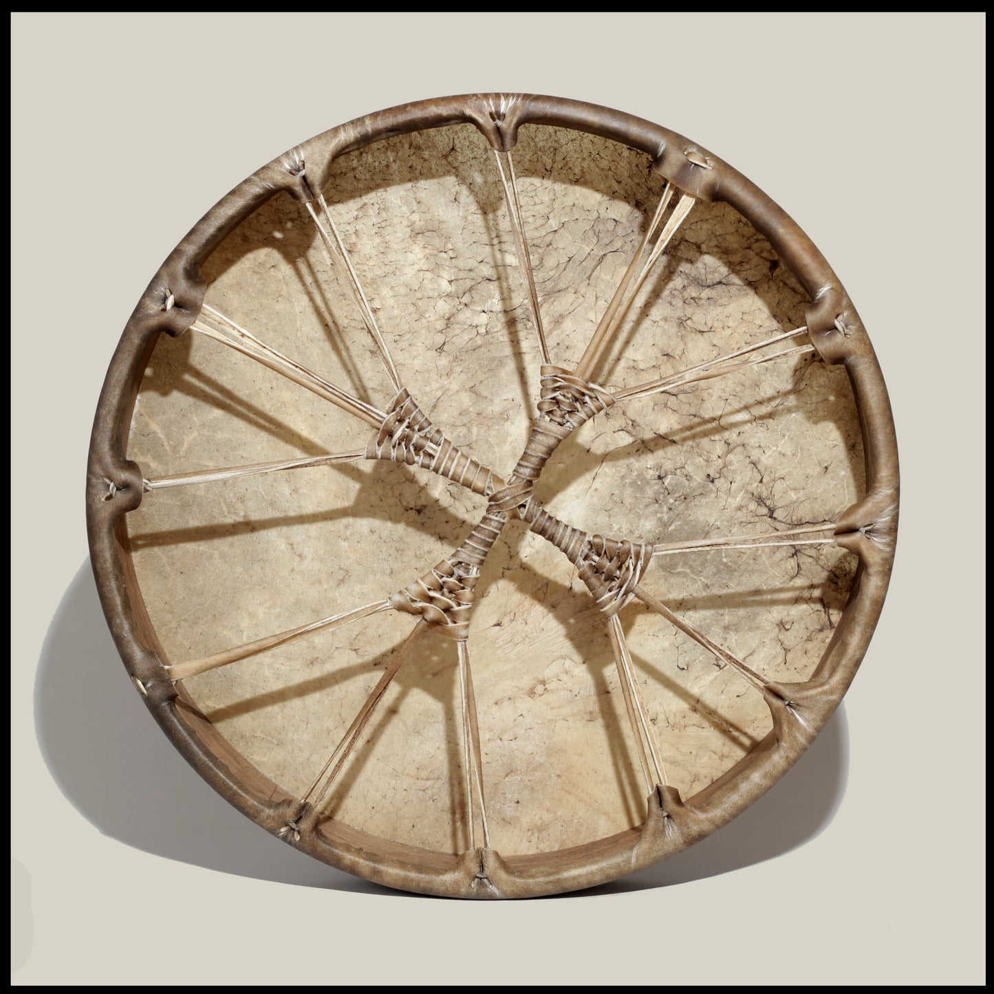20” Unpainted Bison Hide Drum