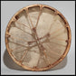 20” Unpainted Elk hide drum on Cedar frame