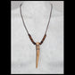 “Algiz” Deer antler necklace