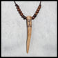 “Algiz” Deer antler necklace