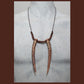 “Freya & Freyr” bindrune Deer antler necklace