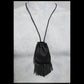 Hand-Stitched Leather Medicine Bags w/ Fringe