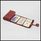 Brown Hand-stitched leather Tarot bag