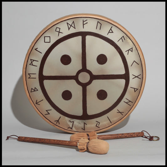 16” Horse hide divination drum