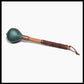 12” Green Deer hide “3-sided” rattle