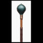 12” Green Deer hide “3-sided” rattle