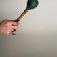 12” Green Deer hide “3-sided” rattle