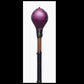 12” Purple Deer hide “3-sided” rattle