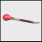 12” Red Deer hide “teardrop” rattle