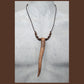 “Web of Wyrd” Deer antler necklace