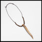 “Web of Wyrd” Deer antler necklace